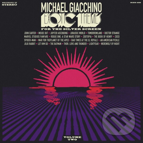 Hudební CD: Michael Giacchino: Exotic Themes For The Silver Screen, Vol. 2 (Warner Music). Warner Music, 2025 Hudební CD: Michael Giacchino: Exotic Themes For The Silver Screen, Vol. 2 (Warner Music). Warner Music, 2025
