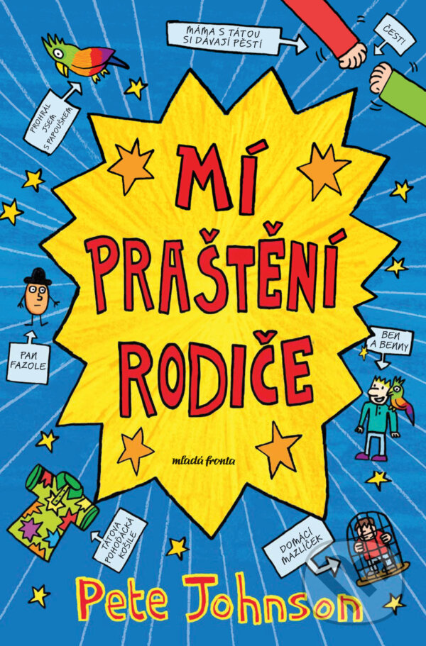 E-kniha: Mí praštění rodiče (Pete Johnson). Mladá fronta, 2026 E-kniha: Mí praštění rodiče (Pete Johnson). Mladá fronta, 2026