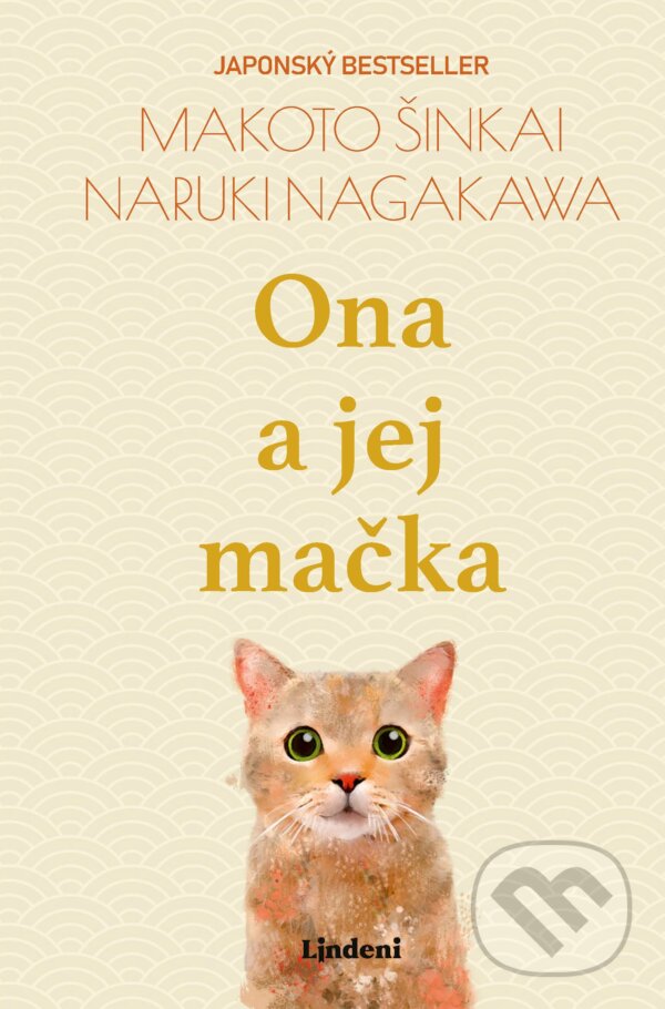 Kniha: Ona a jej mačka (Makoto Šinkai). Lindeni, 2026 Kniha: Ona a jej mačka (Makoto Šinkai). Lindeni, 2026