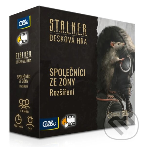 Společenská hra: Stalker: Společníci ze Zóny (Albi). Albi, 2026 Společenská hra: Stalker: Společníci ze Zóny (Albi). Albi, 2026