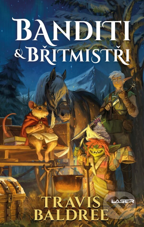 E-kniha: Banditi a břitmistři (Travis Baldree). Laser books, 2026 E-kniha: Banditi a břitmistři (Travis Baldree). Laser books, 2026
