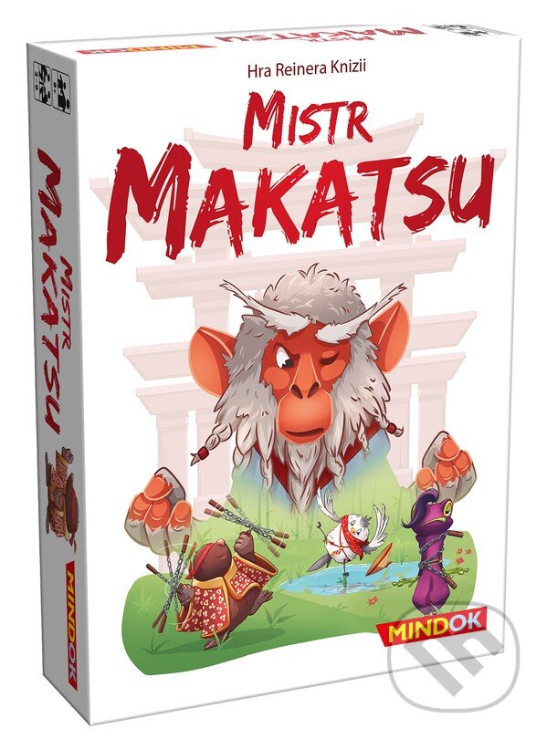 Společenská hra: Mistr Makatsu (Reiner Knizia). Mindok, 2026 Společenská hra: Mistr Makatsu (Reiner Knizia). Mindok, 2026