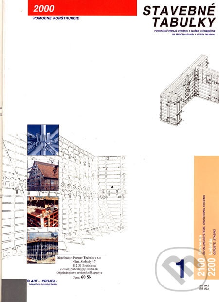 Kniha: Stavebné tabuľky 1 (A- Projekt). A- Projekt, 1999 Kniha: Stavebné tabuľky 1 (A- Projekt). A- Projekt, 1999