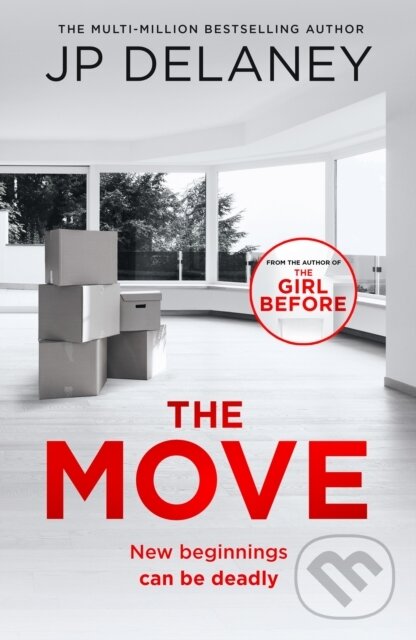 Kniha: The Move (JP Delaney). Quercus, 2026 Kniha: The Move (JP Delaney). Quercus, 2026