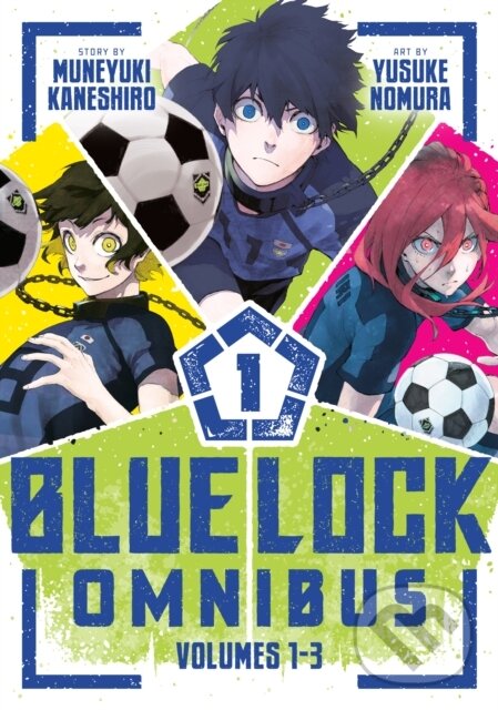 Kniha: Blue Lock Omnibus 1 (Vol. 1-3) (Muneyuki Kaneshiro). Kodansha Comics, 2026 Kniha: Blue Lock Omnibus 1 (Vol. 1-3) (Muneyuki Kaneshiro). Kodansha Comics, 2026