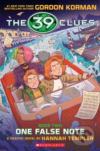 Kniha: 39 Clues Graphix #2: One False Note (Graphic Novel Edition) (-). Scholastic, 2024 Kniha: 39 Clues Graphix #2: One False Note (Graphic Novel Edition) (-). Scholastic, 2024