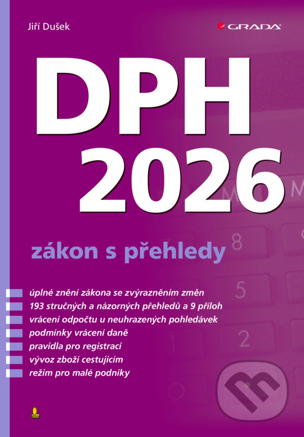 E-kniha: DPH 2026 (Jiří Dušek). Grada, 2026 E-kniha: DPH 2026 (Jiří Dušek). Grada, 2026