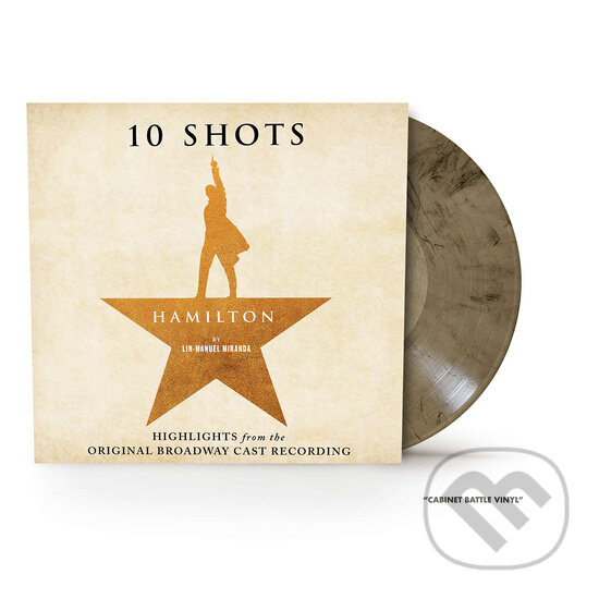 Hudební CD: Original Broadway Cast Recording: Hamilton: 10 Shots, Highlights (Warner Music). Warner Music, 2025 Hudební CD: Original Broadway Cast Recording: Hamilton: 10 Shots, Highlights (Warner Music). Warner Music, 2025