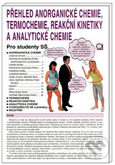 Kniha: Přehled anorganické chemie, termochemie, reakční kinetiky a analytické chemie (Danuše Pečová). Olomouc, 2009 Kniha: Přehled anorganické chemie, termochemie, reakční kinetiky a analytické chemie (Danuše Pečová). Olomouc, 2009