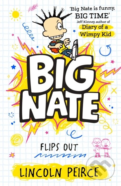 Kniha: Big Nate Flips Out (Lincoln Peirce). HarperCollins, 2025 Kniha: Big Nate Flips Out (Lincoln Peirce). HarperCollins, 2025