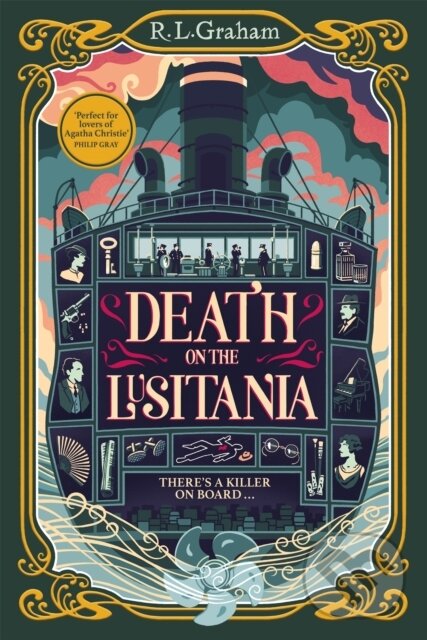 Kniha: Death on the Lusitania (R. L. Graham). MacMillan, 2024 Kniha: Death on the Lusitania (R. L. Graham). MacMillan, 2024