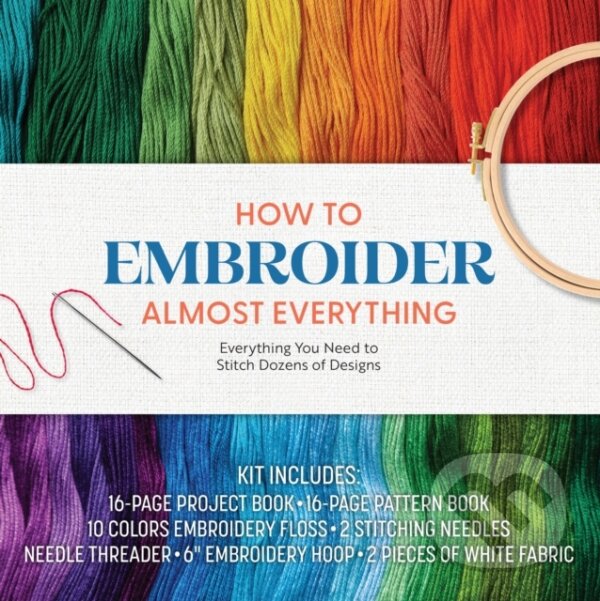 Kniha: How to Embroider Almost Everything (Wendi Gratz). Chartwell Books, 2023 Kniha: How to Embroider Almost Everything (Wendi Gratz). Chartwell Books, 2023