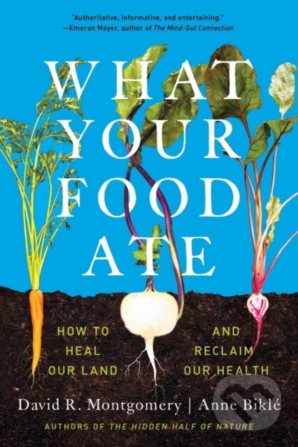 Kniha: What Your Food Ate (Anne Bikle a David R. Montgomery). WW Norton & Co, 2023 Kniha: What Your Food Ate (Anne Bikle a David R. Montgomery). WW Norton & Co, 2023