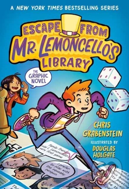 Kniha: Escape from Mr. Lemoncello's Library (Chris Grabenstein a Douglas Holgate). , 2023 Kniha: Escape from Mr. Lemoncello's Library (Chris Grabenstein a Douglas Holgate). , 2023