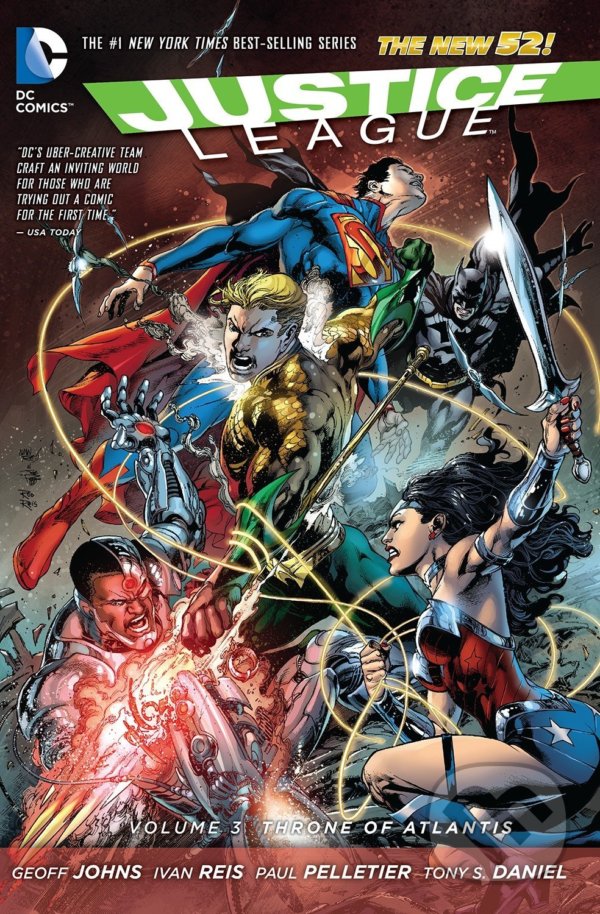 Kniha: Justice League 3: Throne of Atlantis (Geoff Johns). DC Comics, 2014 Kniha: Justice League 3: Throne of Atlantis (Geoff Johns). DC Comics, 2014