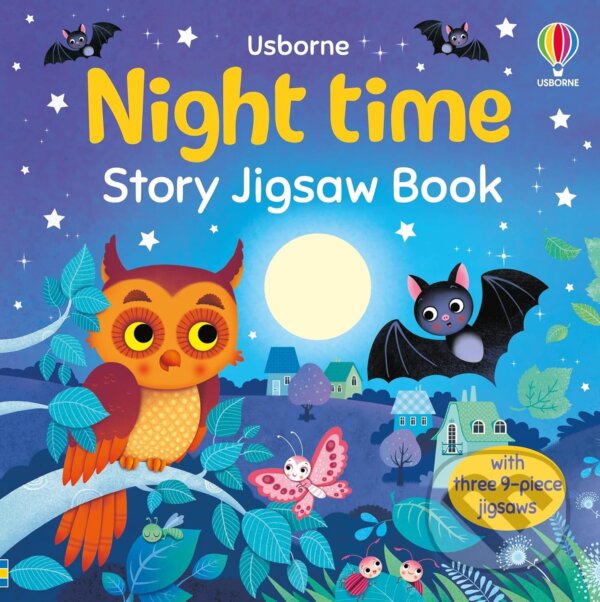 Kniha: Night Time Story Jigsaw Book (Sam Taplin). Usborne, 2026 Kniha: Night Time Story Jigsaw Book (Sam Taplin). Usborne, 2026