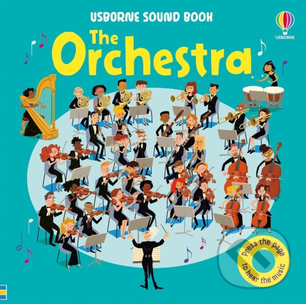 Kniha: The Orchestra (Sam Taplin). Usborne, 2026 Kniha: The Orchestra (Sam Taplin). Usborne, 2026