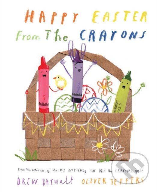 Kniha: Happy Easter from the Crayons (Drew Daywalt). HarperCollins, 2026 Kniha: Happy Easter from the Crayons (Drew Daywalt). HarperCollins, 2026