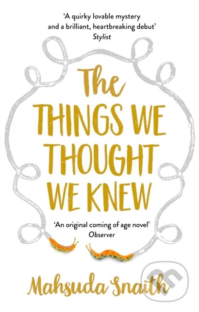 Kniha: The Things We Thought We Knew (Mahsuda Snaith). Black Swan, 2018 Kniha: The Things We Thought We Knew (Mahsuda Snaith). Black Swan, 2018