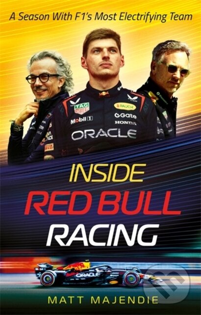 Kniha: Inside Red Bull Racing (Matt Majendie). Bonnier Books, 2026 Kniha: Inside Red Bull Racing (Matt Majendie). Bonnier Books, 2026