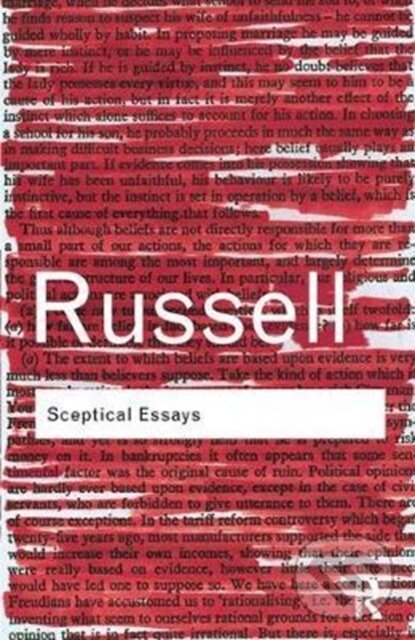 Kniha: Sceptical Essays (Bertrand Russell). Routledge, 2017 Kniha: Sceptical Essays (Bertrand Russell). Routledge, 2017