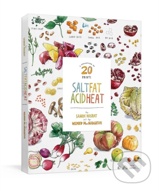 Kniha: Salt, Fat, Acid, Heat (Samin Nosrat). , 2019 Kniha: Salt, Fat, Acid, Heat (Samin Nosrat). , 2019