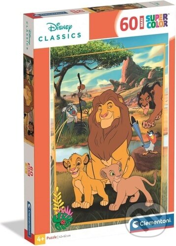 Puzzle: Puzzle Lví král MAXI 60 dílků (Clementoni). Clementoni, 2026 Puzzle: Puzzle Lví král MAXI 60 dílků (Clementoni). Clementoni, 2026