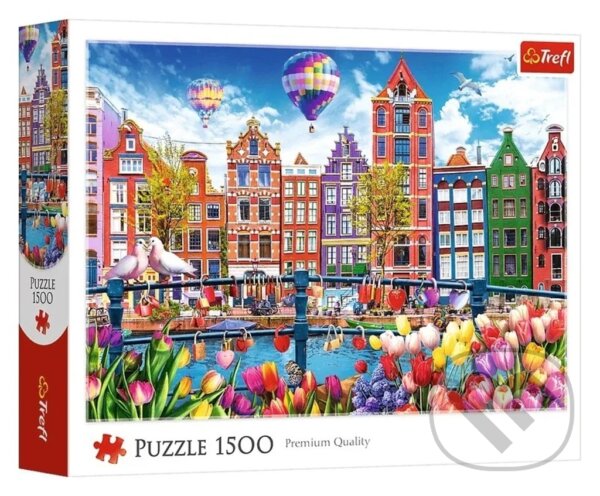 Puzzle: Puzzle Barevný Amsterdam (Trefl). Trefl, 2026 Puzzle: Puzzle Barevný Amsterdam (Trefl). Trefl, 2026