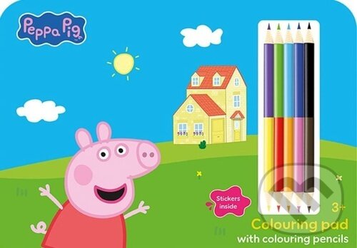 Kreslící set s pastelkami: Prasátko Peppa (Jiří Models). Jiří Models, 2026 Kreslící set s pastelkami: Prasátko Peppa (Jiří Models). Jiří Models, 2026