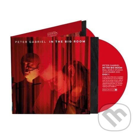 Hudební CD: Peter Gabriel: In The Big Room (Mystic Production). Mystic Production, 2026 Hudební CD: Peter Gabriel: In The Big Room (Mystic Production). Mystic Production, 2026