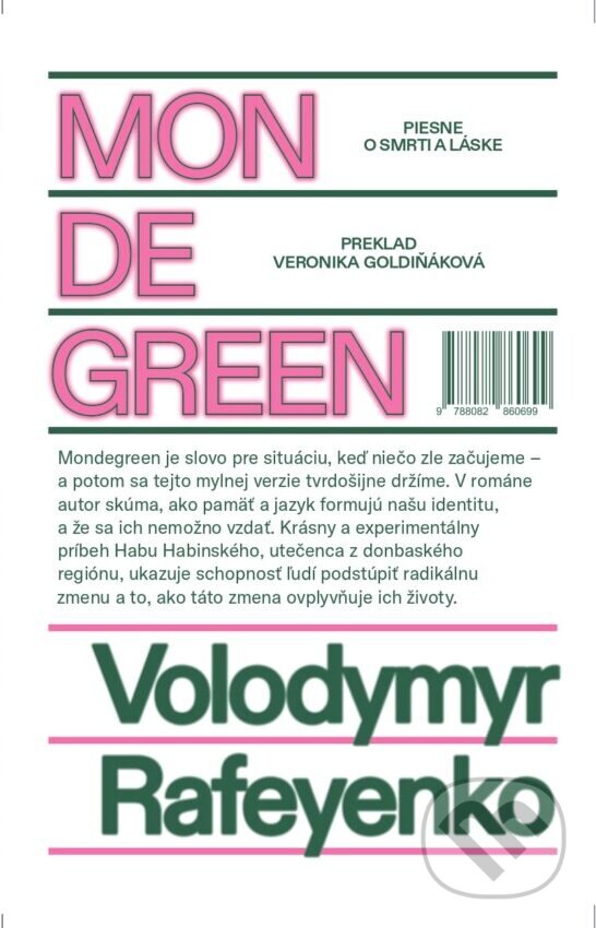 Kniha: Mondegreen (Volodymyr Rafeyenko). BRAK, 2026 Kniha: Mondegreen (Volodymyr Rafeyenko). BRAK, 2026