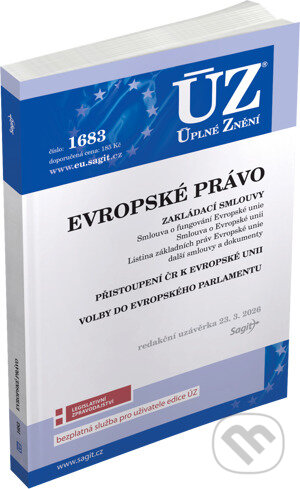 Kniha: ÚZ č.1683 - Evropské právo (Sagit). Sagit, 2026 Kniha: ÚZ č.1683 - Evropské právo (Sagit). Sagit, 2026
