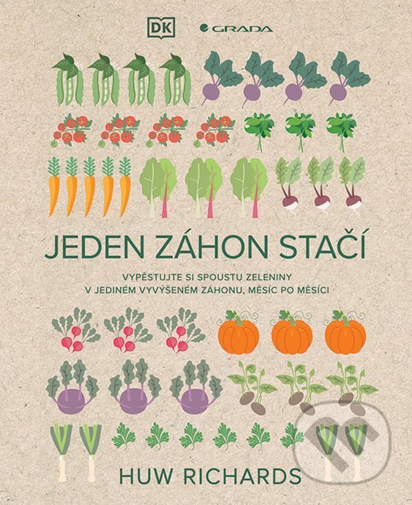Kniha: Jeden záhon stačí (Richards Huw). Grada, 2026 Kniha: Jeden záhon stačí (Richards Huw). Grada, 2026