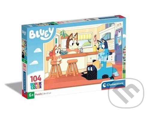 Puzzle: Puzzle Bluey 104 dílků (Clementoni). Clementoni, 2026 Puzzle: Puzzle Bluey 104 dílků (Clementoni). Clementoni, 2026