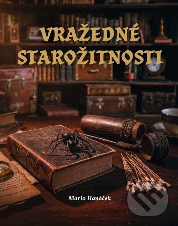 E-kniha: Vražedné starožitnosti (Mario Hanáček). E-knihy jedou, 2026 E-kniha: Vražedné starožitnosti (Mario Hanáček). E-knihy jedou, 2026