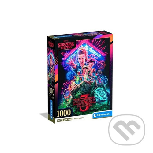 Puzzle: Puzzle Stranger Things S01 1000 dílků (Clementoni). Clementoni, 2026 Puzzle: Puzzle Stranger Things S01 1000 dílků (Clementoni). Clementoni, 2026