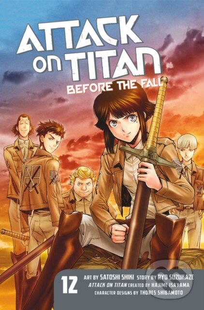 Kniha: Attack On Titan: Before The Fall 12 (Ryo Suzukaze a Satoshi Shiki). Kodansha Comics, 2017 Kniha: Attack On Titan: Before The Fall 12 (Ryo Suzukaze a Satoshi Shiki). Kodansha Comics, 2017