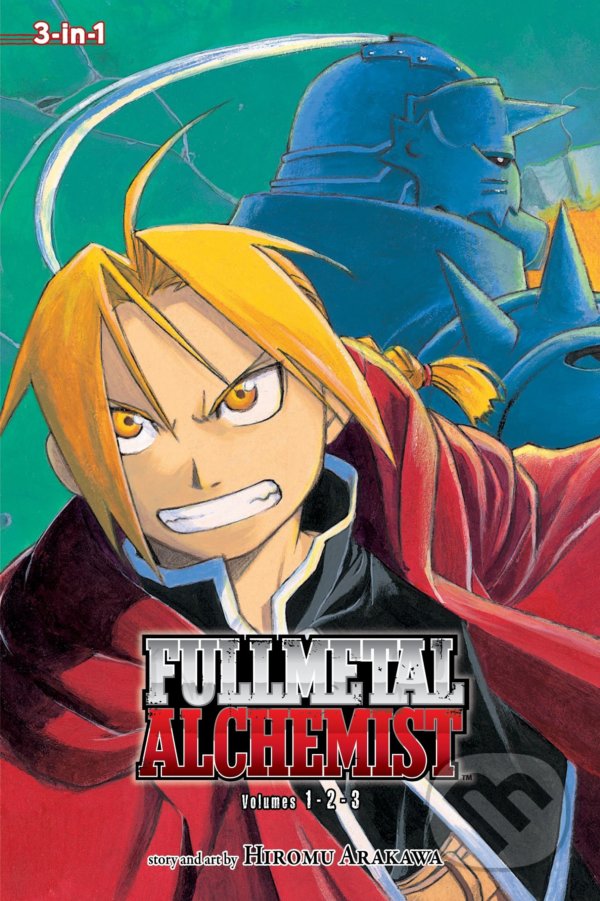 Kniha: Fullmetal Alchemist 1 (3-in-1 Edition) (Hiromu Arakawa). Viz Media, 2011 Kniha: Fullmetal Alchemist 1 (3-in-1 Edition) (Hiromu Arakawa). Viz Media, 2011