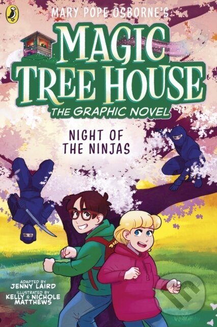Kniha: Night of the Ninjas (Mary Pope Osborne a Jenny Laird). Puffin Books, 2026 Kniha: Night of the Ninjas (Mary Pope Osborne a Jenny Laird). Puffin Books, 2026