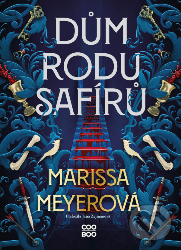E-kniha: Dům rodu Safírů (Marissa Meyer). CooBoo CZ, 2026 E-kniha: Dům rodu Safírů (Marissa Meyer). CooBoo CZ, 2026