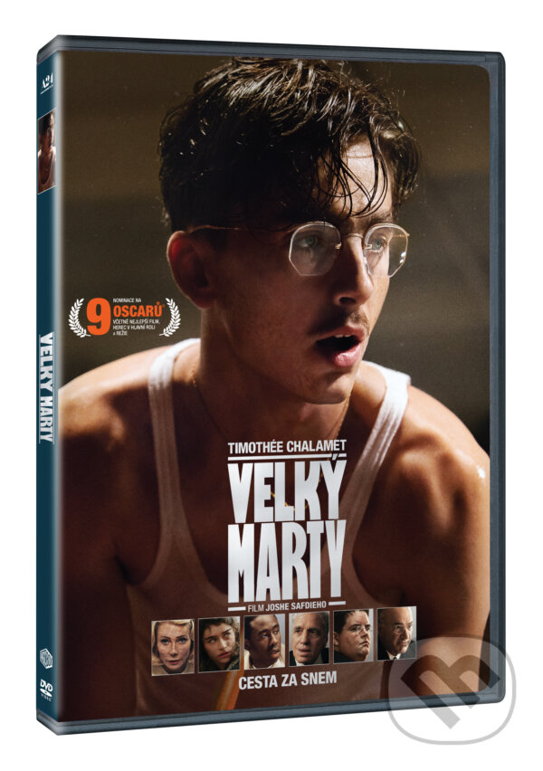 Film: Velký Marty (Josh Safdie) (DVD). Magicbox, 2026 Film: Velký Marty (Josh Safdie) (DVD). Magicbox, 2026