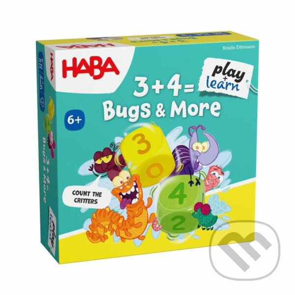 Společenská hra: Haba Play&Learn Vzdelávacia mini hra 3+4 chrobáky (Haba). Haba Společenská hra: Haba Play&Learn Vzdelávacia mini hra 3+4 chrobáky (Haba). Haba