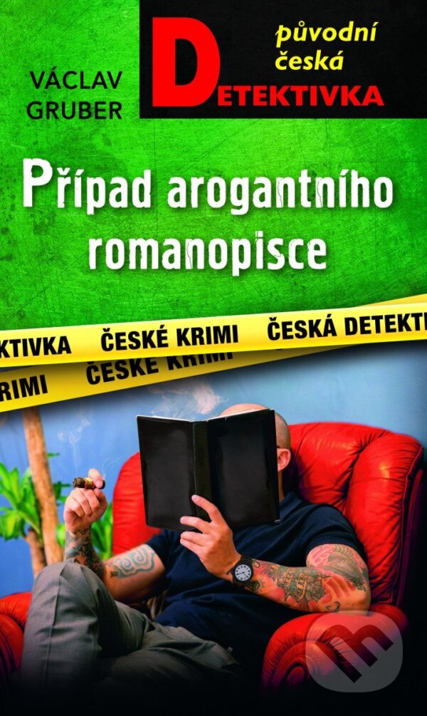 Kniha: Případ arogantního romanopisce (Václav Gruber). Moba, 2026 Kniha: Případ arogantního romanopisce (Václav Gruber). Moba, 2026