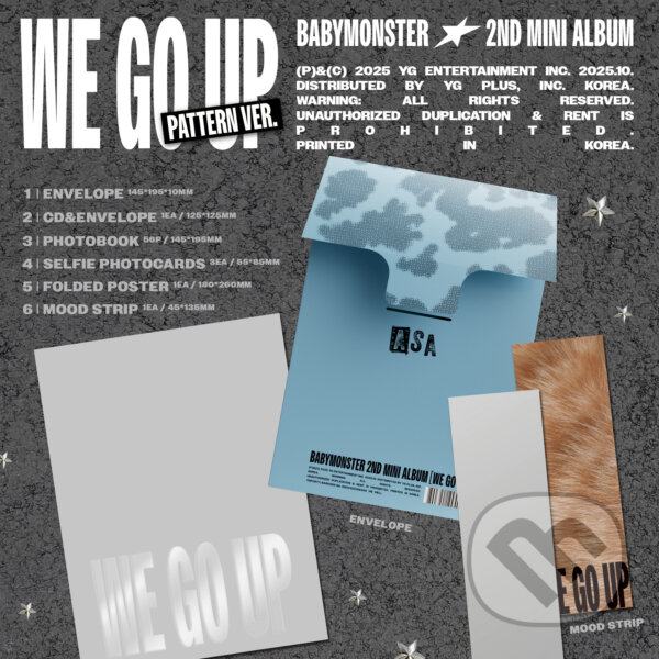 Hudební CD: Babymonster: We Go Up / Pattern - Asa (Bertus). Bertus, 2025 Hudební CD: Babymonster: We Go Up / Pattern - Asa (Bertus). Bertus, 2025