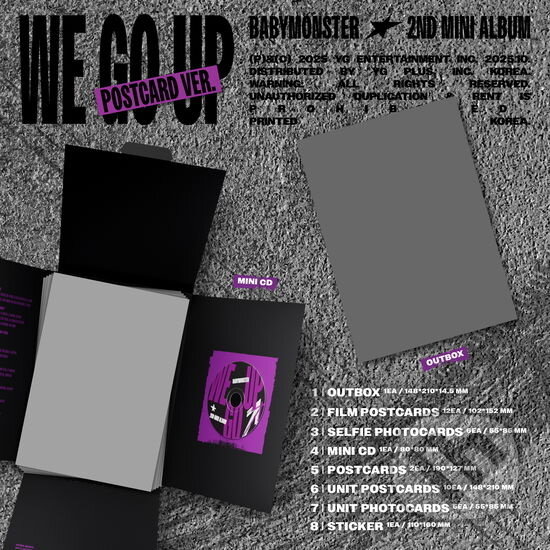 Hudební CD: Babymonster: We Go Up / Postcard Version (Bertus). Bertus, 2025 Hudební CD: Babymonster: We Go Up / Postcard Version (Bertus). Bertus, 2025
