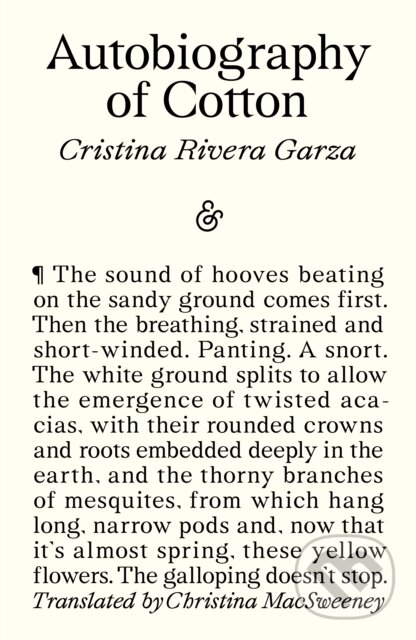 Kniha: Autobiography of Cotton (Cristina Rivera Garza). And Other Stories, 2026 Kniha: Autobiography of Cotton (Cristina Rivera Garza). And Other Stories, 2026