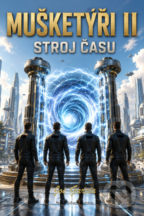 E-kniha: Mušketýři II: Stroj času (Joe Garcia). Splendidum družstvo, 2026 E-kniha: Mušketýři II: Stroj času (Joe Garcia). Splendidum družstvo, 2026