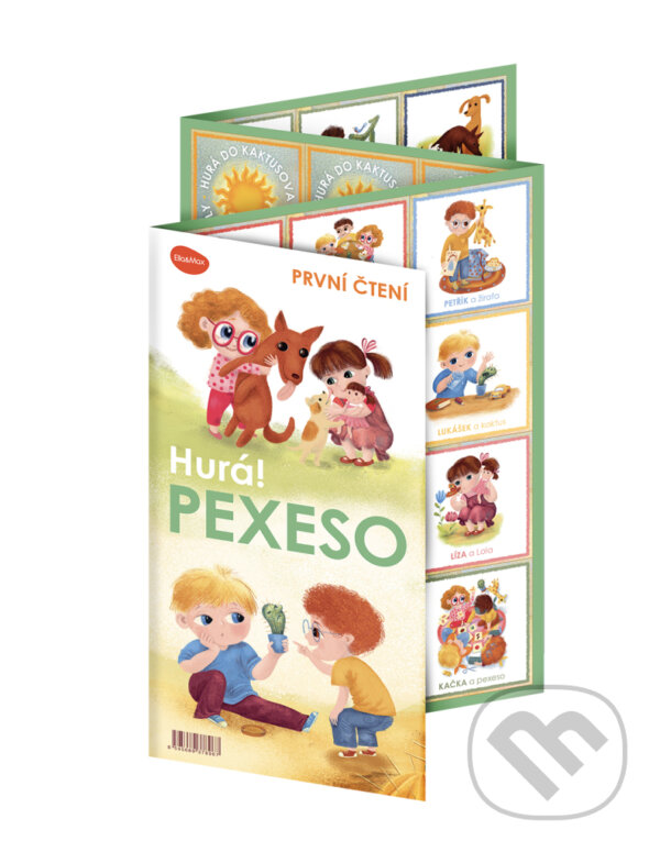 Společenská hra: Pexeso Hurá pexeso! (Alena Viltová). Ella & Max, 2026 Společenská hra: Pexeso Hurá pexeso! (Alena Viltová). Ella & Max, 2026