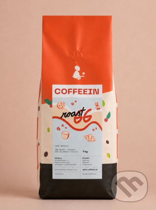 Kávy a čaje: Coffeein House Blend Roast66 (COFFEEIN). COFFEEIN Kávy a čaje: Coffeein House Blend Roast66 (COFFEEIN). COFFEEIN