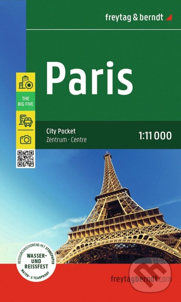 Paríž 1: 11 000 City Pocket (freytag&berndt). freytag&berndt, 2026 Paríž 1: 11 000 City Pocket (freytag&berndt). freytag&berndt, 2026
